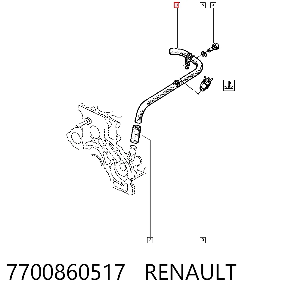7700860517 Renault (RVI)