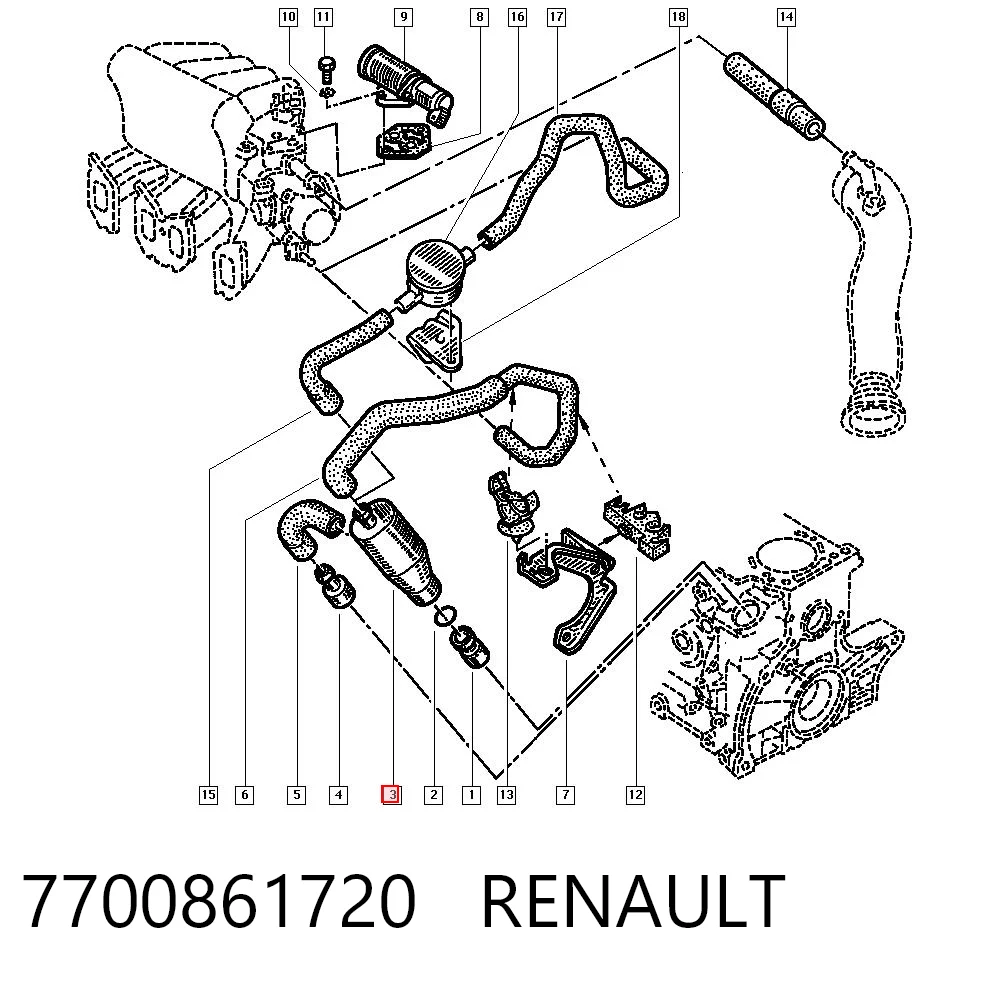 7700861720 Renault (RVI)