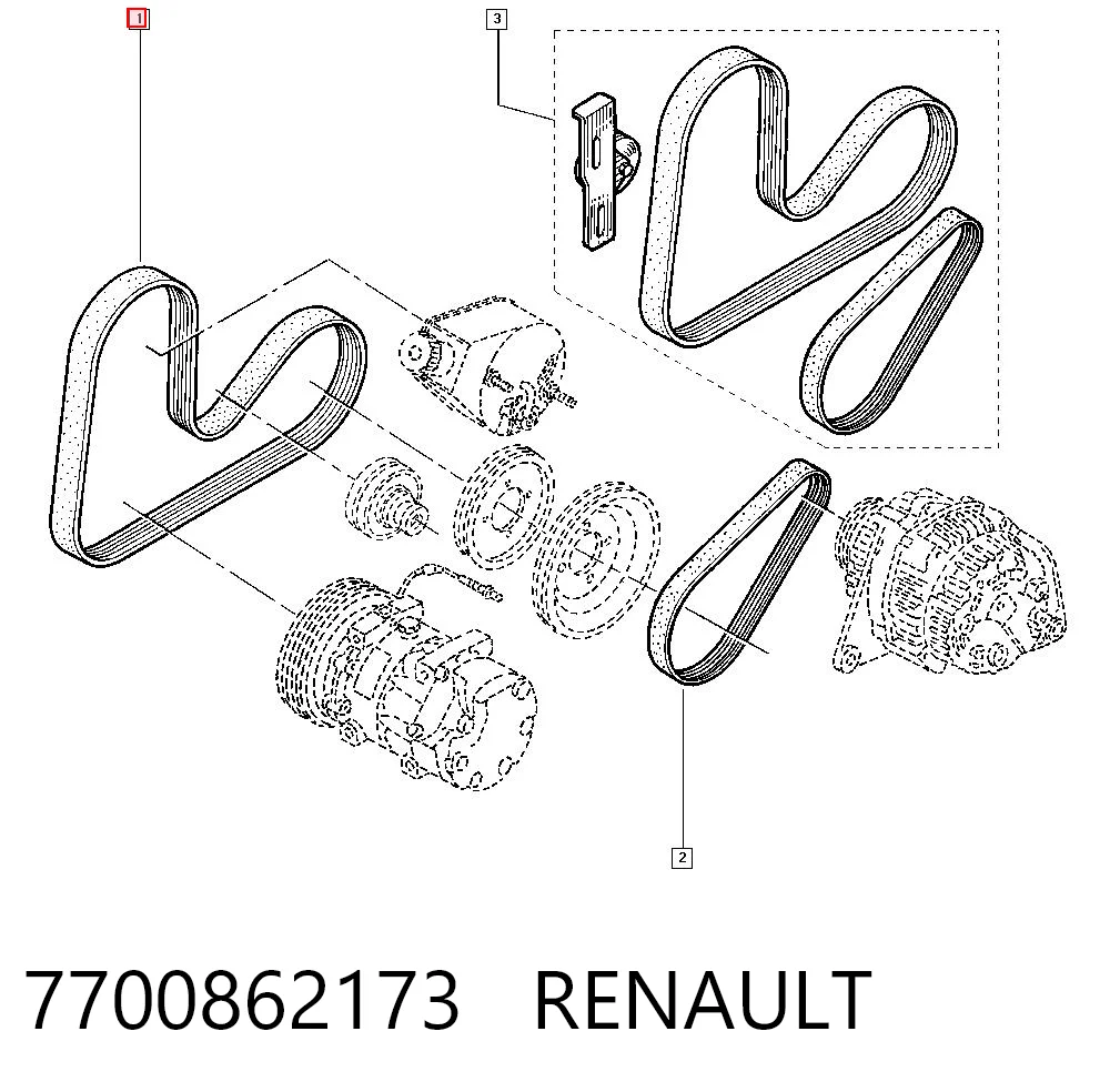 7700862173 Renault (RVI)