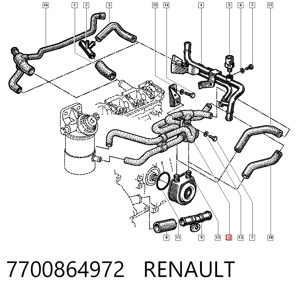 7700864972 Renault (RVI)