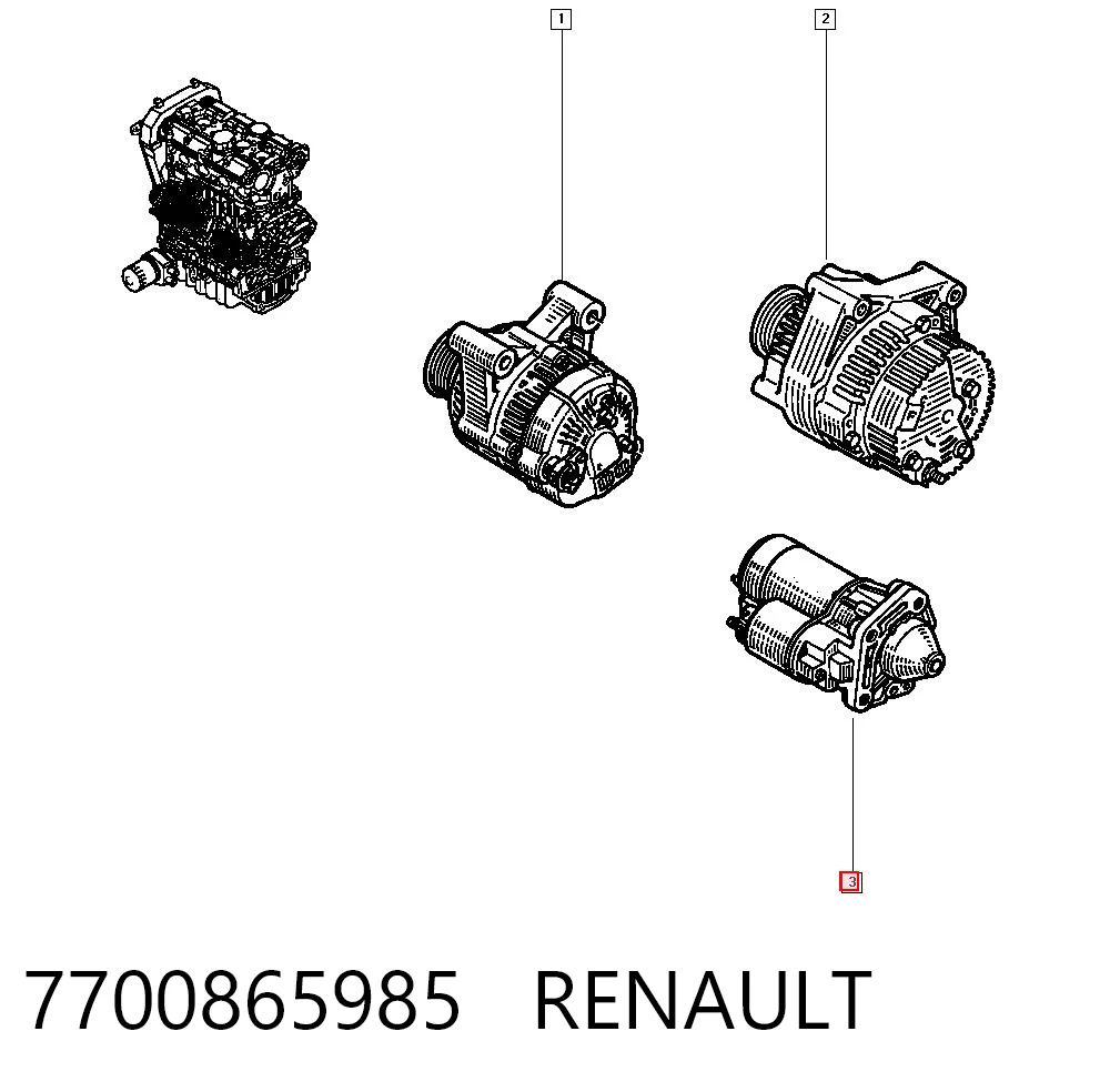 7700865985 Renault (RVI)