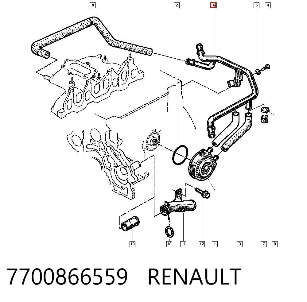 7700866559 Renault (RVI)