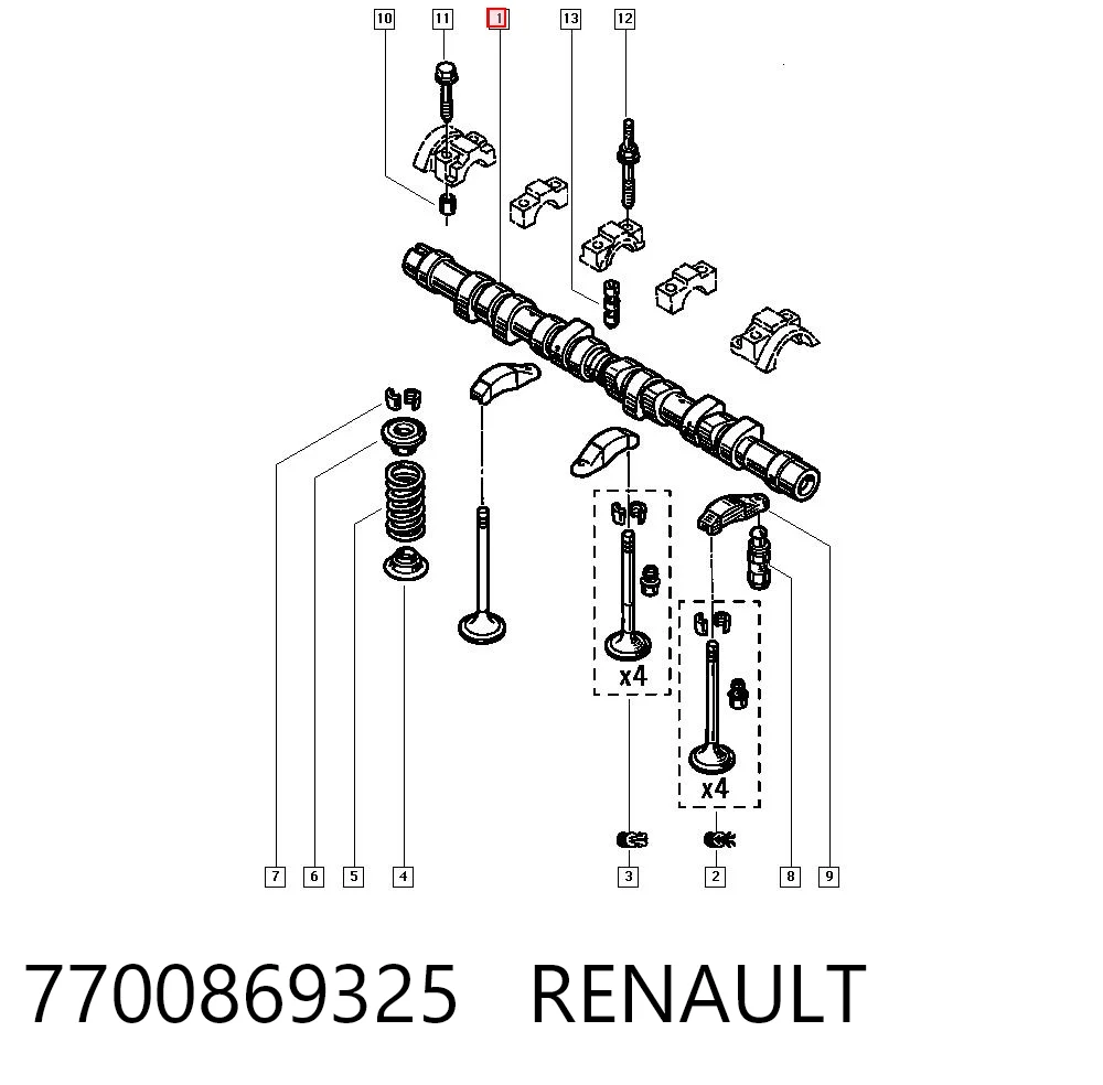 Árbol de levas Renault Laguna I familiar comprar en España