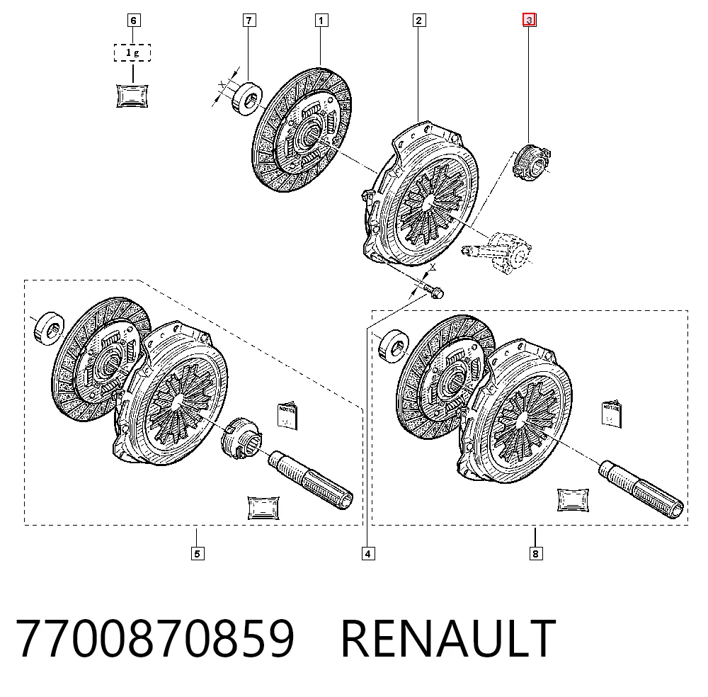 Comprar Cojinete de empuje Scenic II JM0, JM1