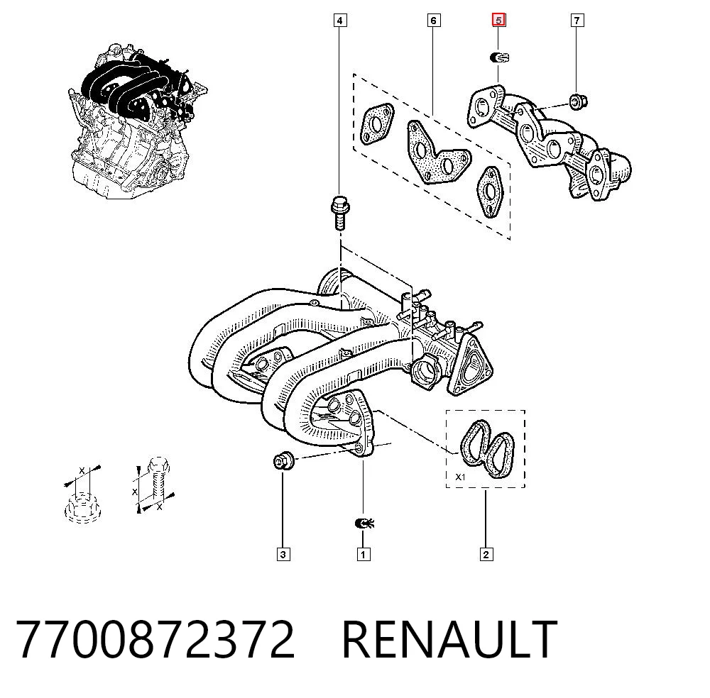Comprar Colector de escape Renault Twingo I C06 a bajo precio