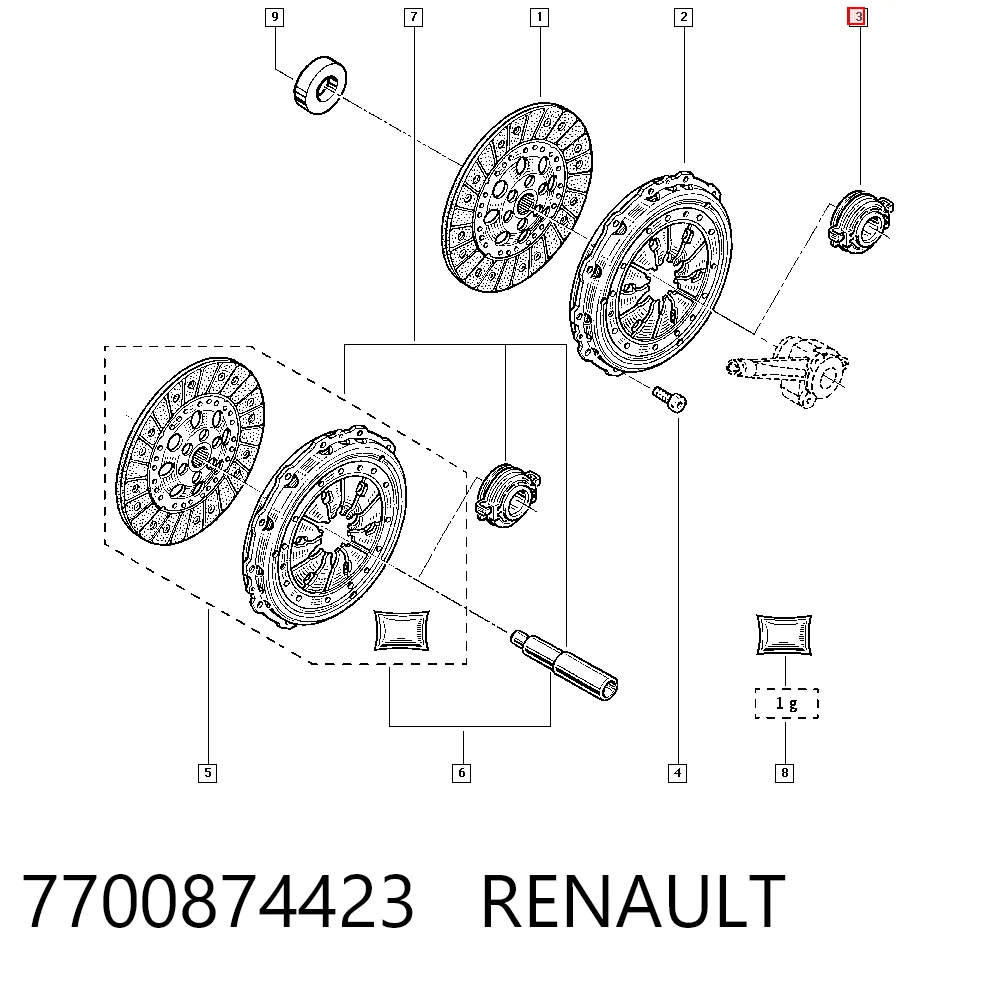 7700874423 Renault (RVI)