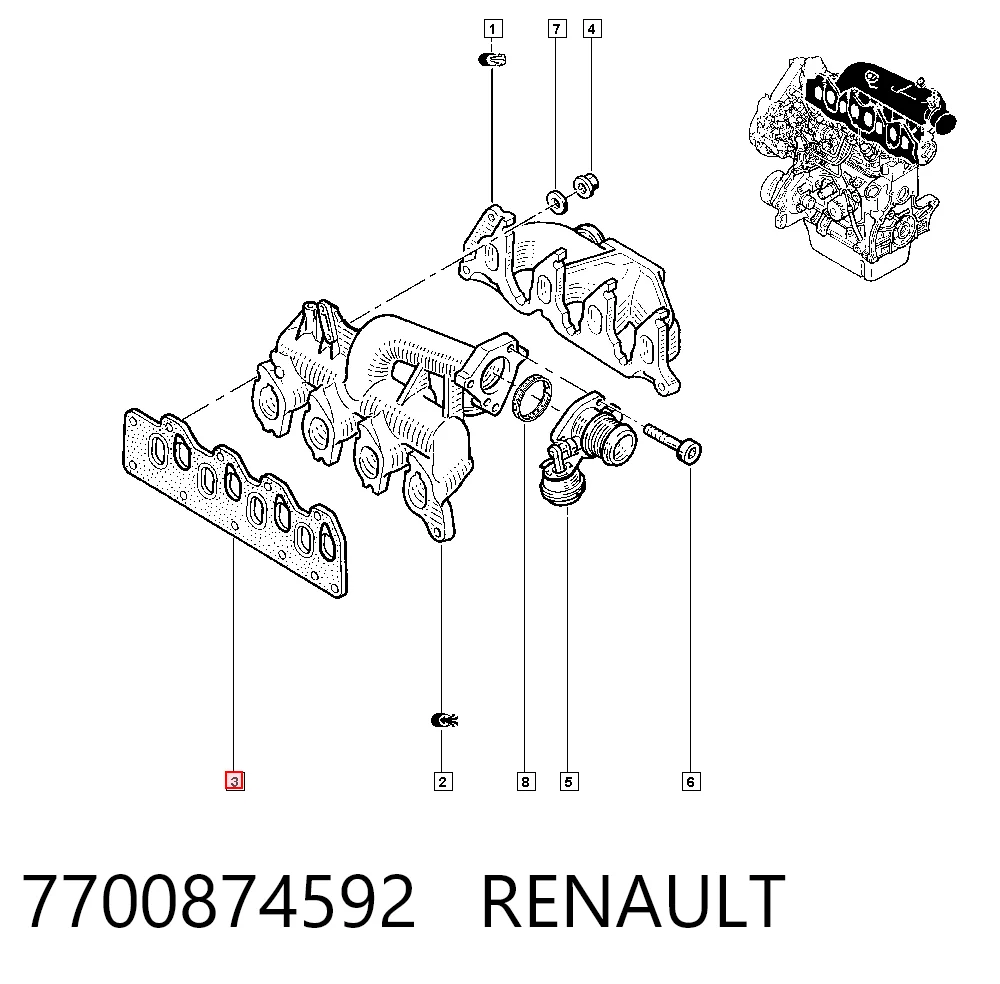 Junta de colector de admisión Nissan Primastar  desde 11,75 €