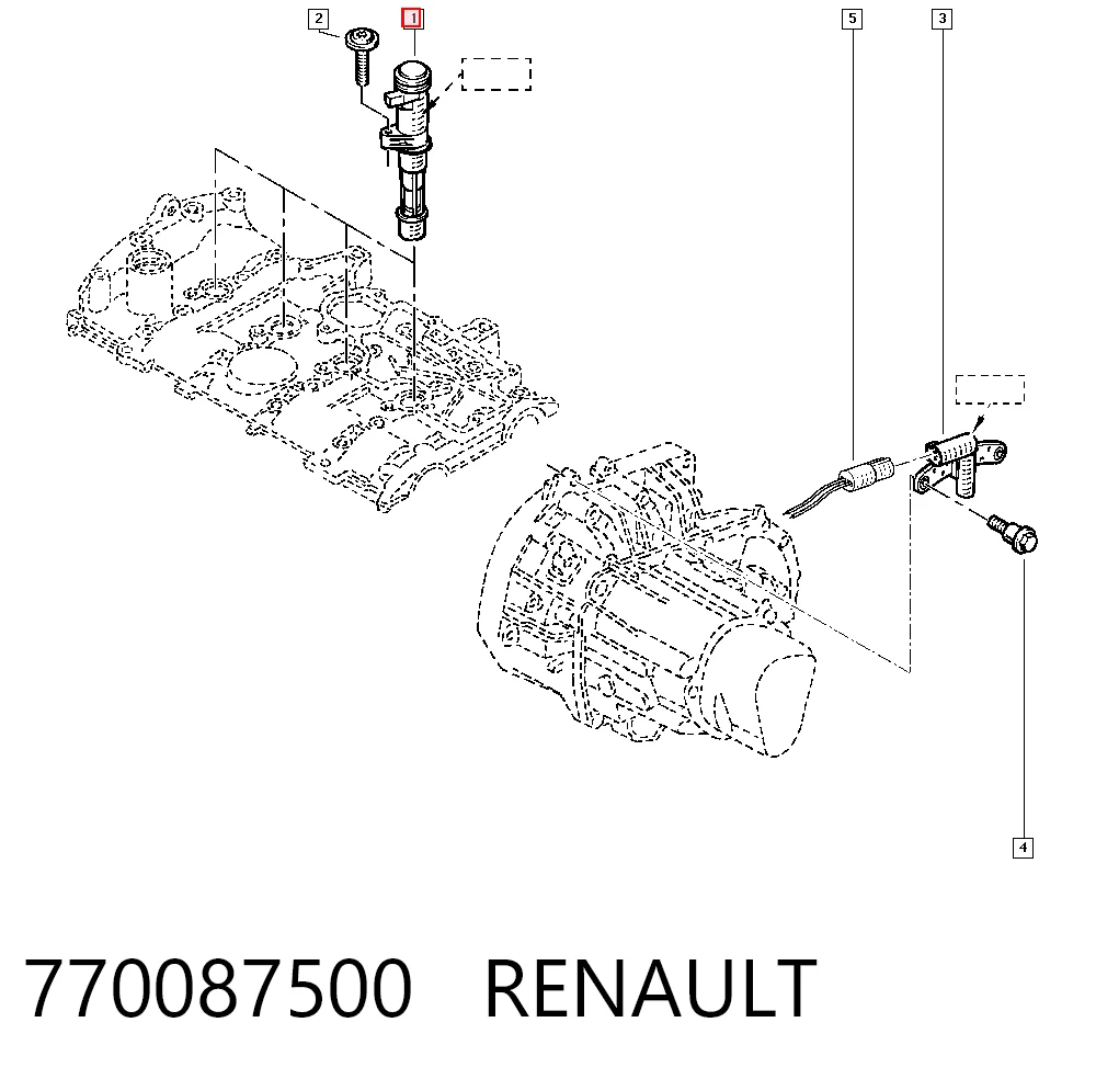 770087500 Renault (RVI) Bobina de ignición