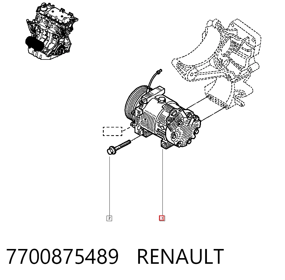 Compresor ac Renault Clio I hatchback (BC57, 5357) (1990 - 1998) precio, desde 81,31 EUR