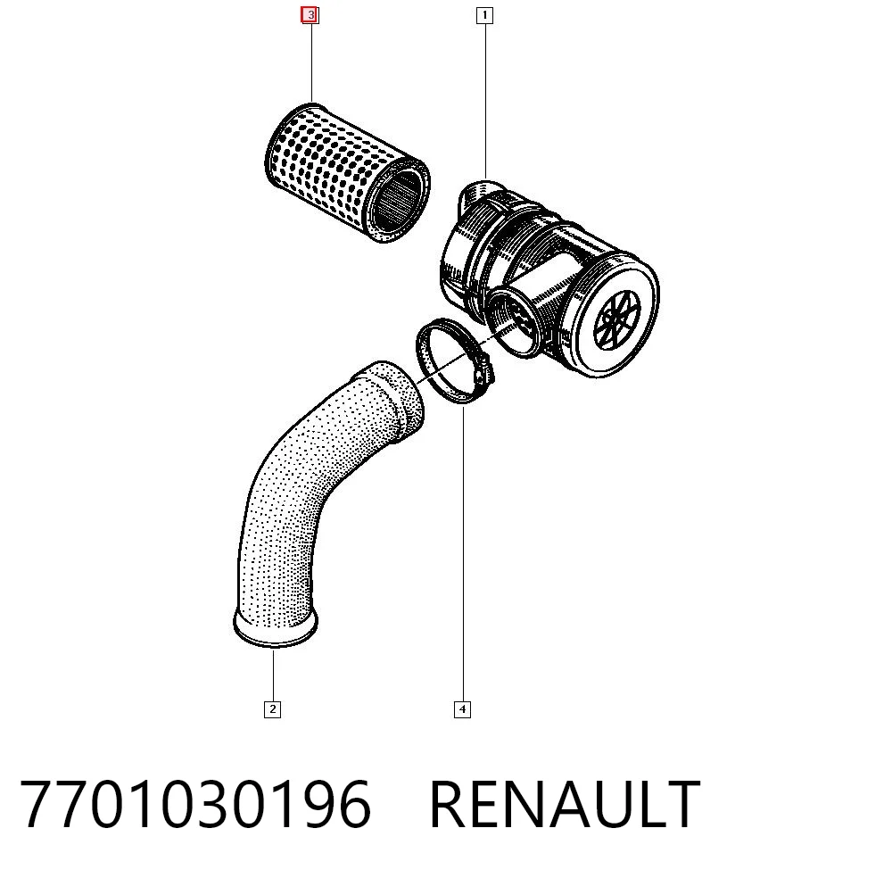 7701030196 Renault (RVI)