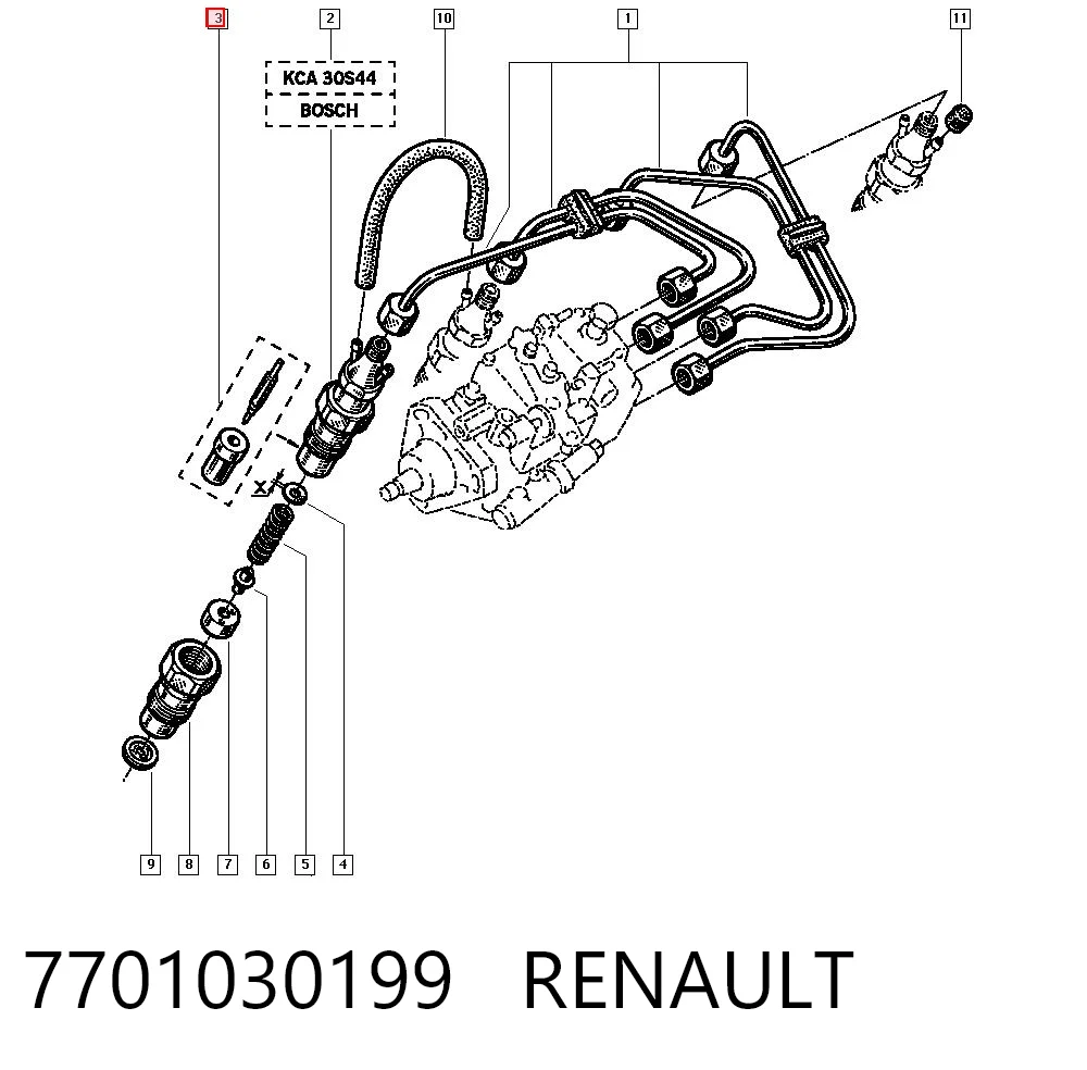 7701030199 Renault (RVI)