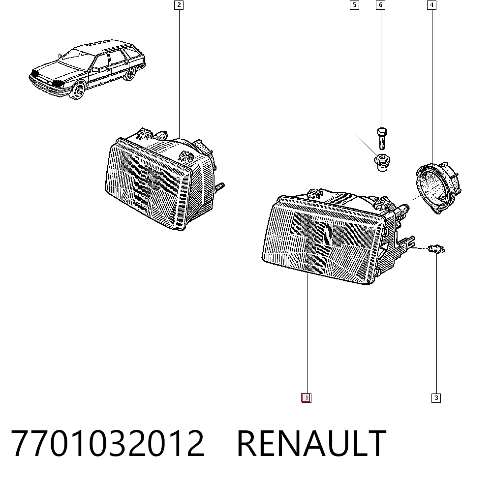 7701032012 Renault (RVI)