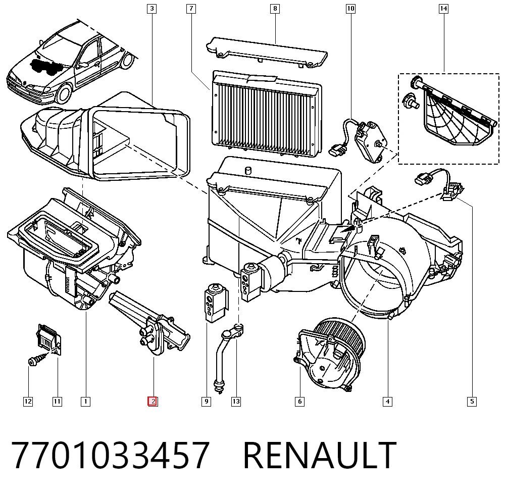 Calefactor 19 I hatchback (1988-1992) original desde 26,95 €