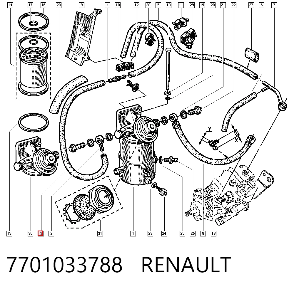 7701033788 Renault (RVI)