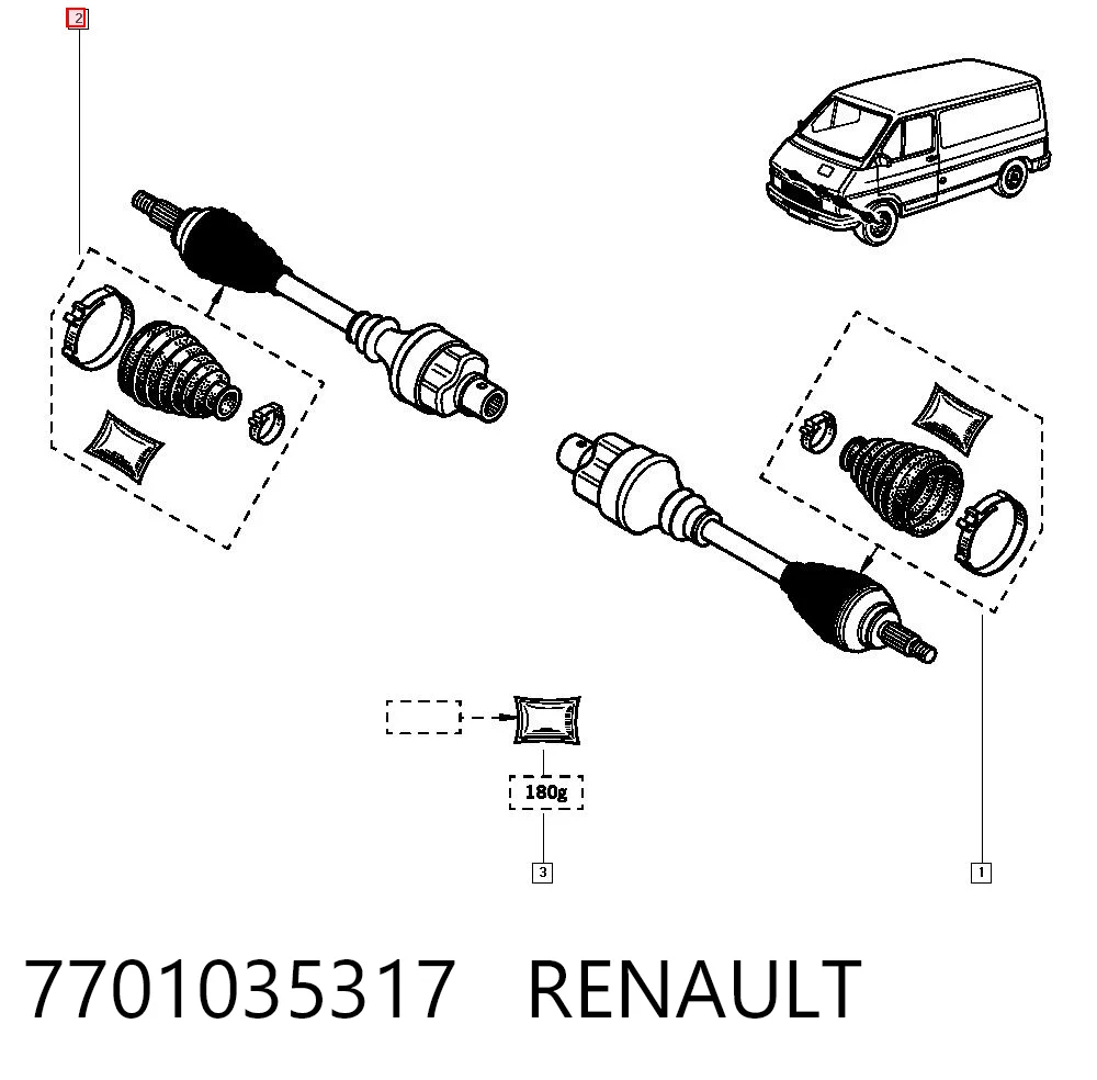 7701035317 Renault (RVI)