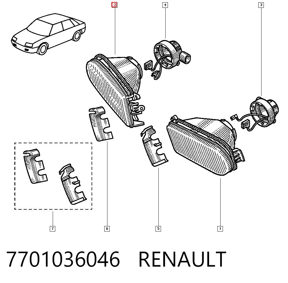 7701036046 Renault (RVI)