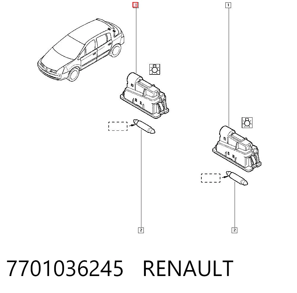 7701036245 Renault (RVI)