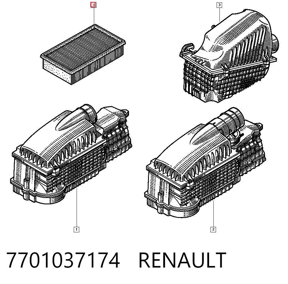 7701037174 Renault (RVI)