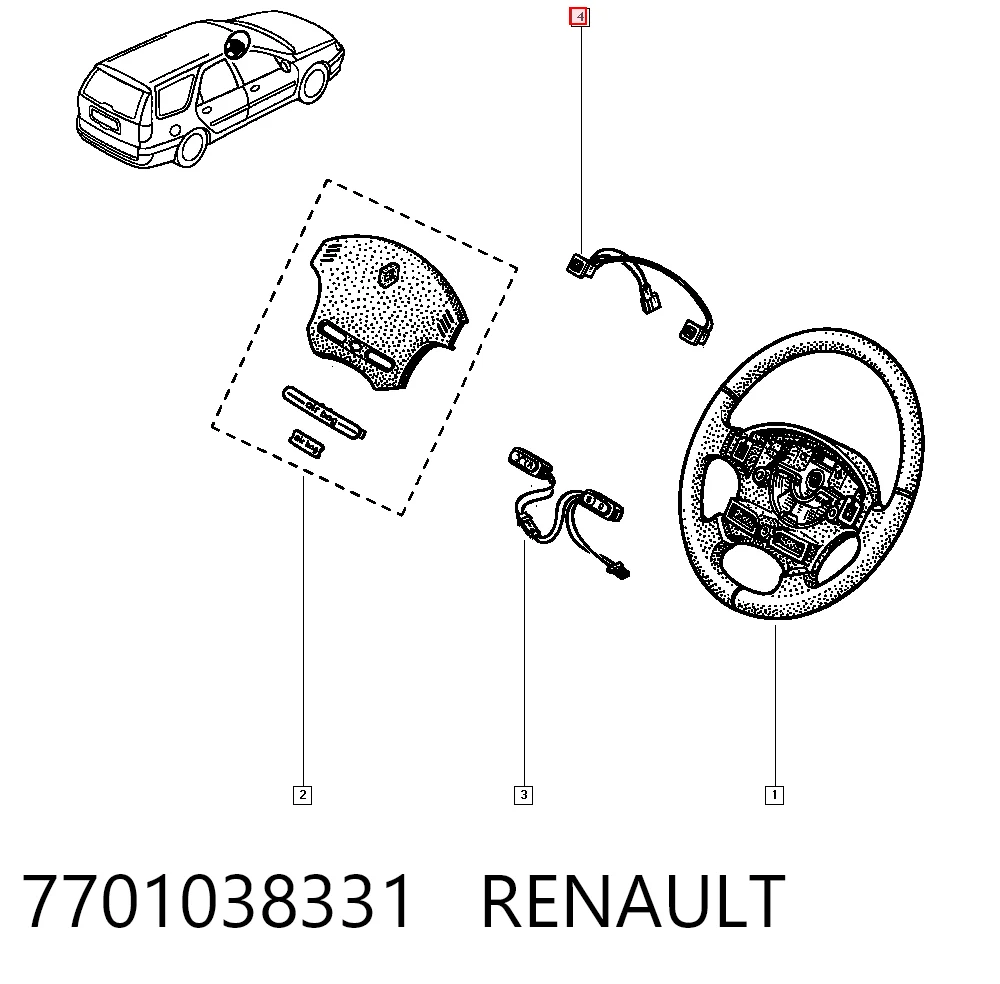 7701038331 Renault (RVI)