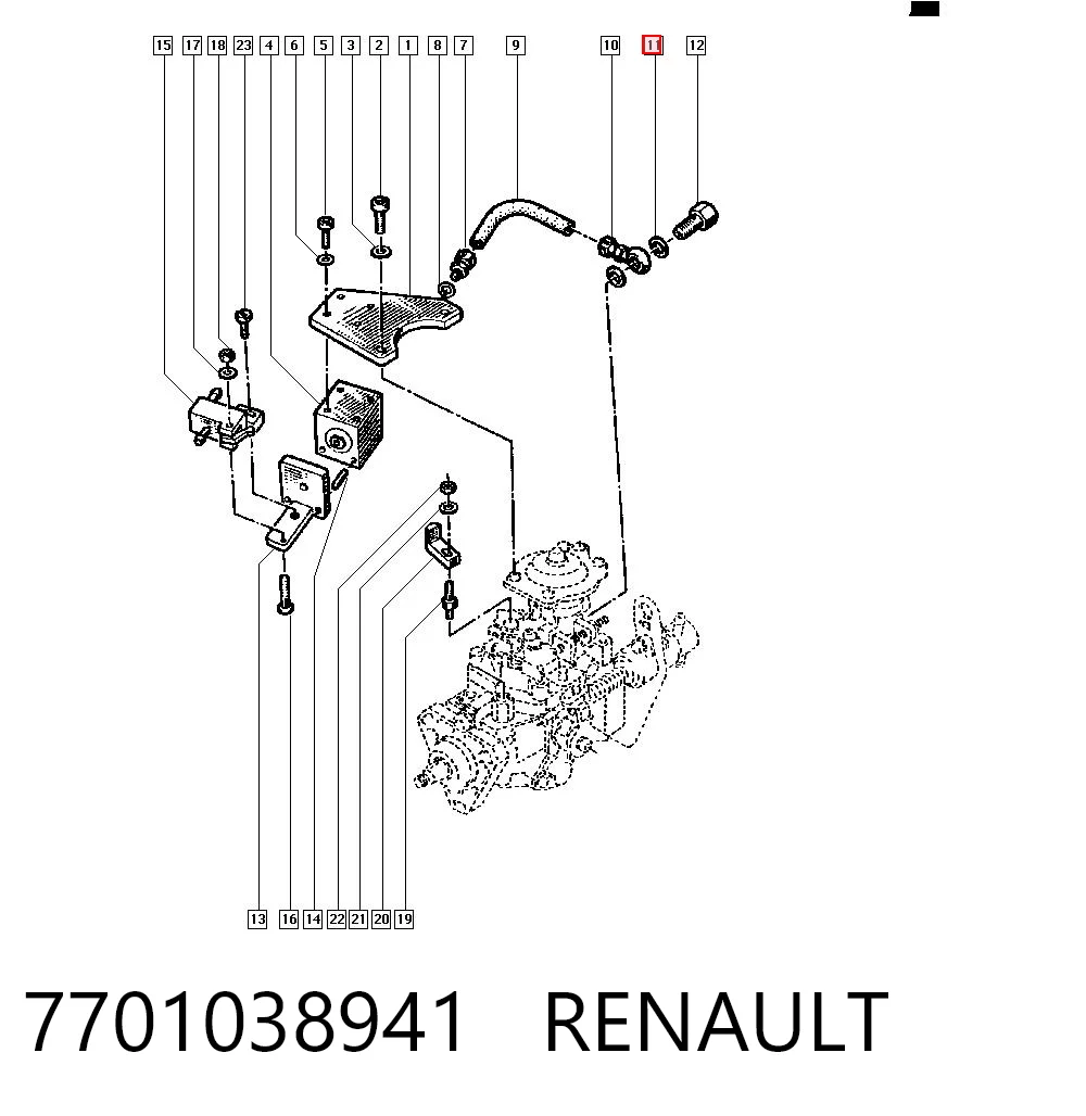 7701038941 Renault (RVI)