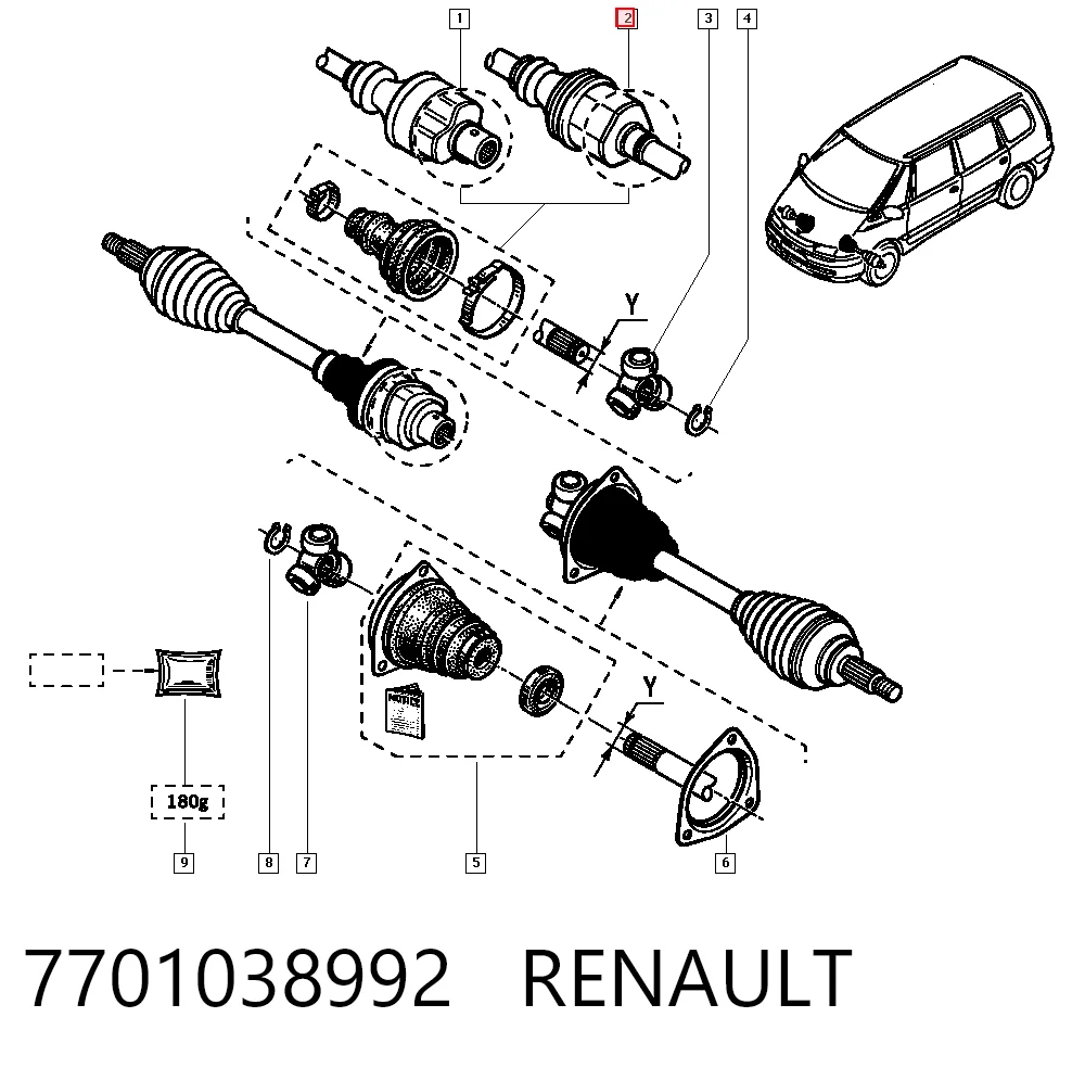 Fuelle transmisión delantero exterior Audi A8  desde 9,76 €