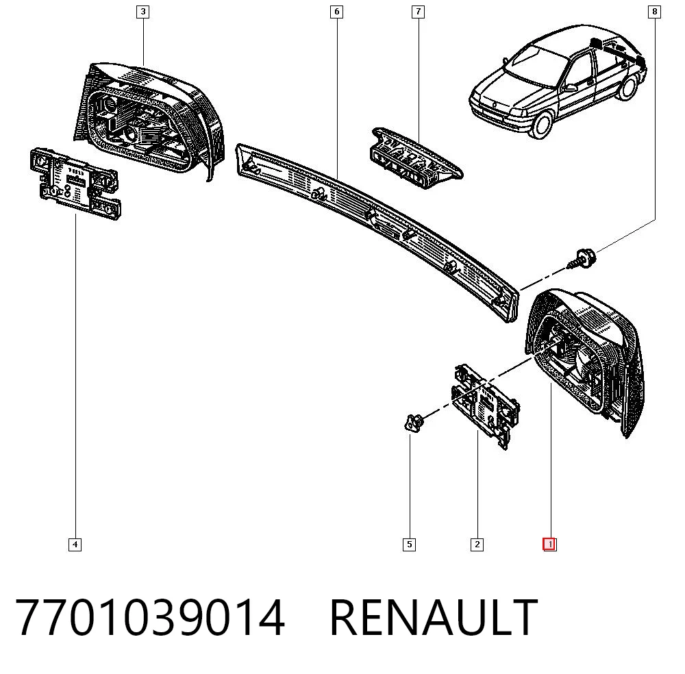 7701039014 Renault (RVI)