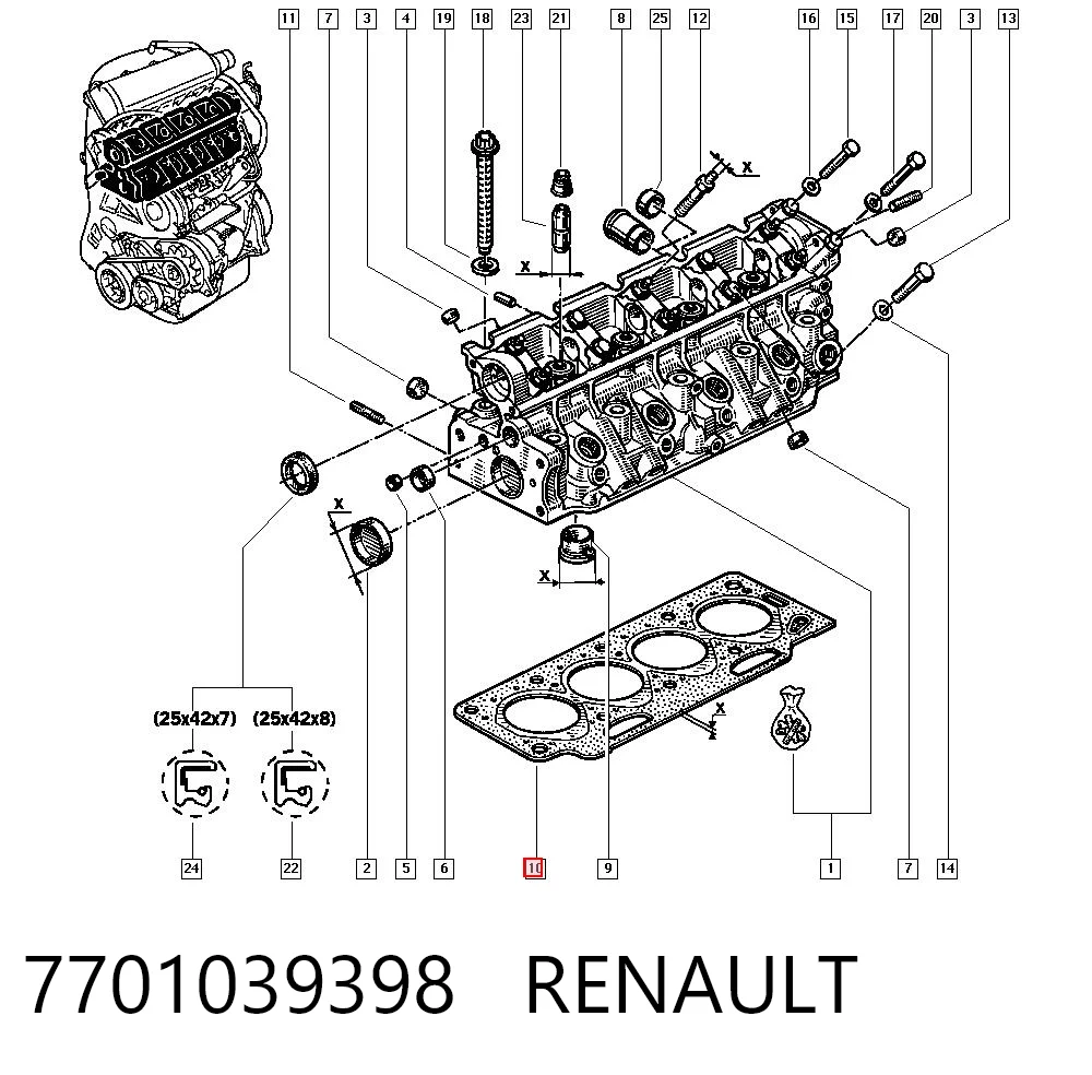 7701039398 Renault (RVI)