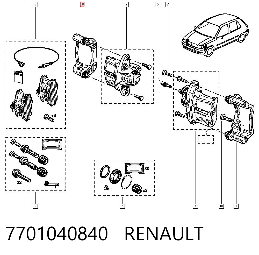 7701040840 Renault (RVI)