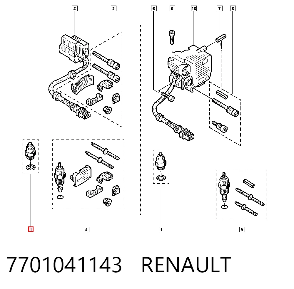 7701041143 Renault (RVI)