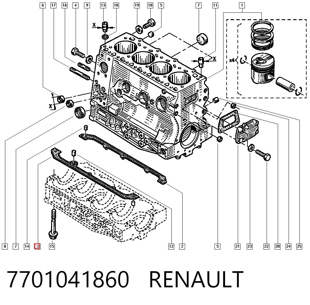 7701041860 Renault (RVI)