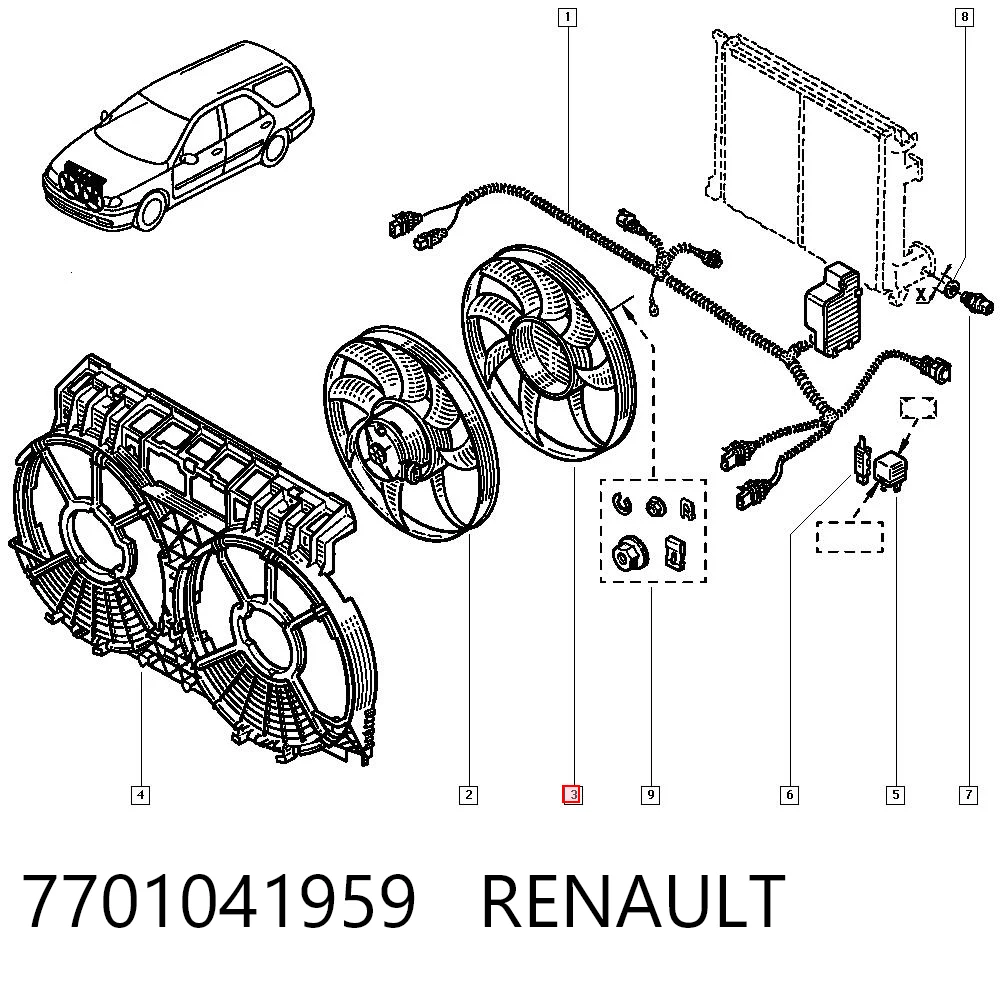 7701041959 Renault (RVI)