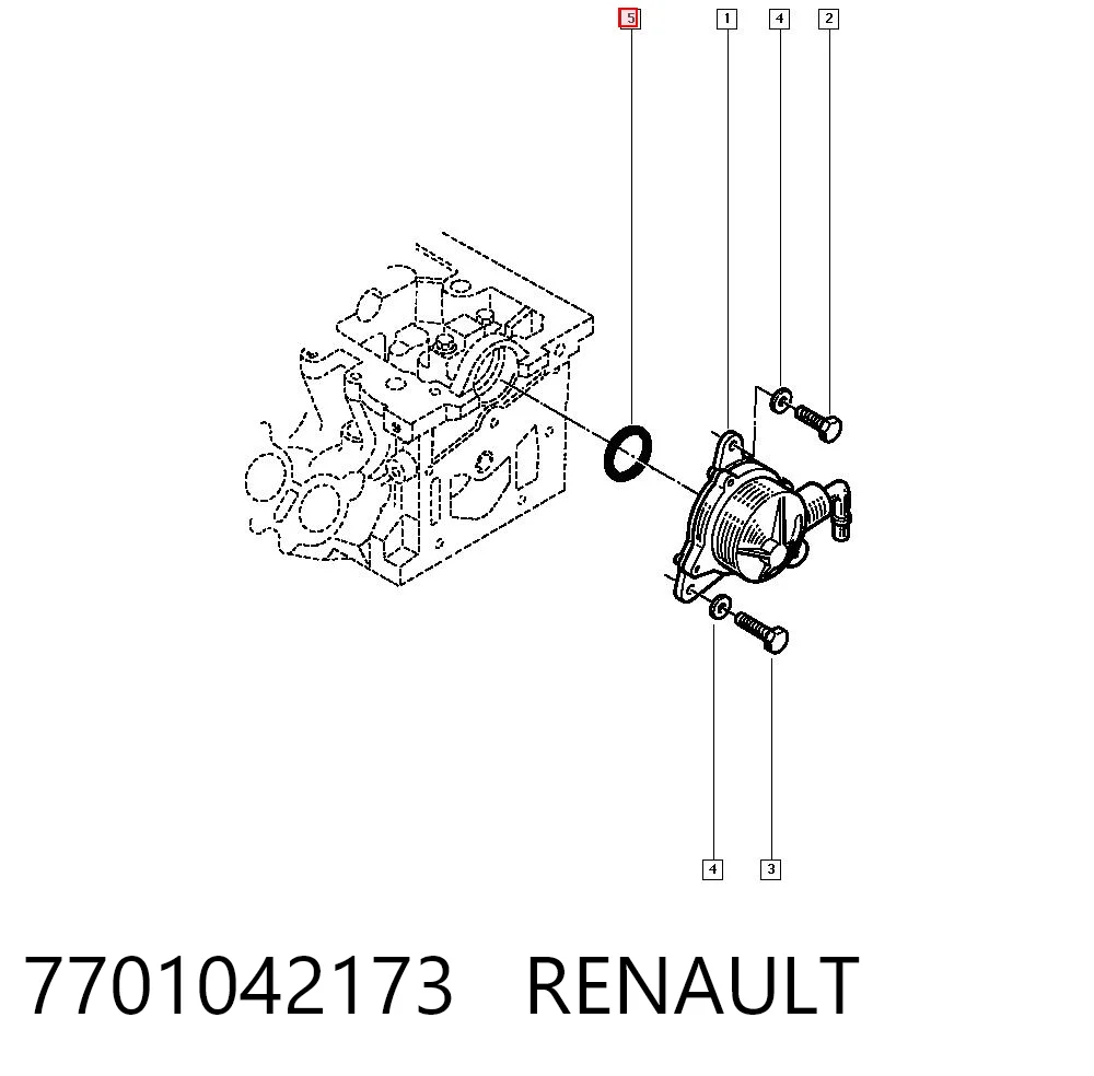 7701042173 Renault (RVI)
