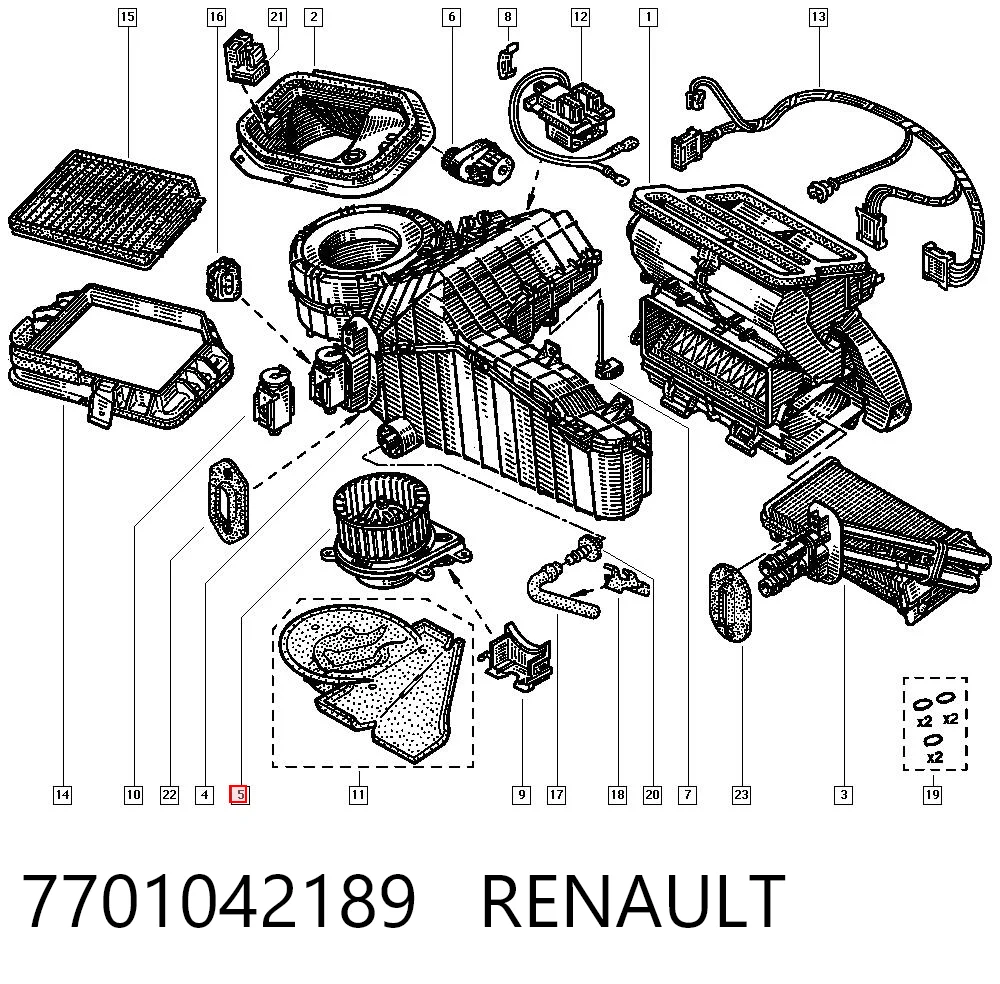 7701042189 Renault (RVI)