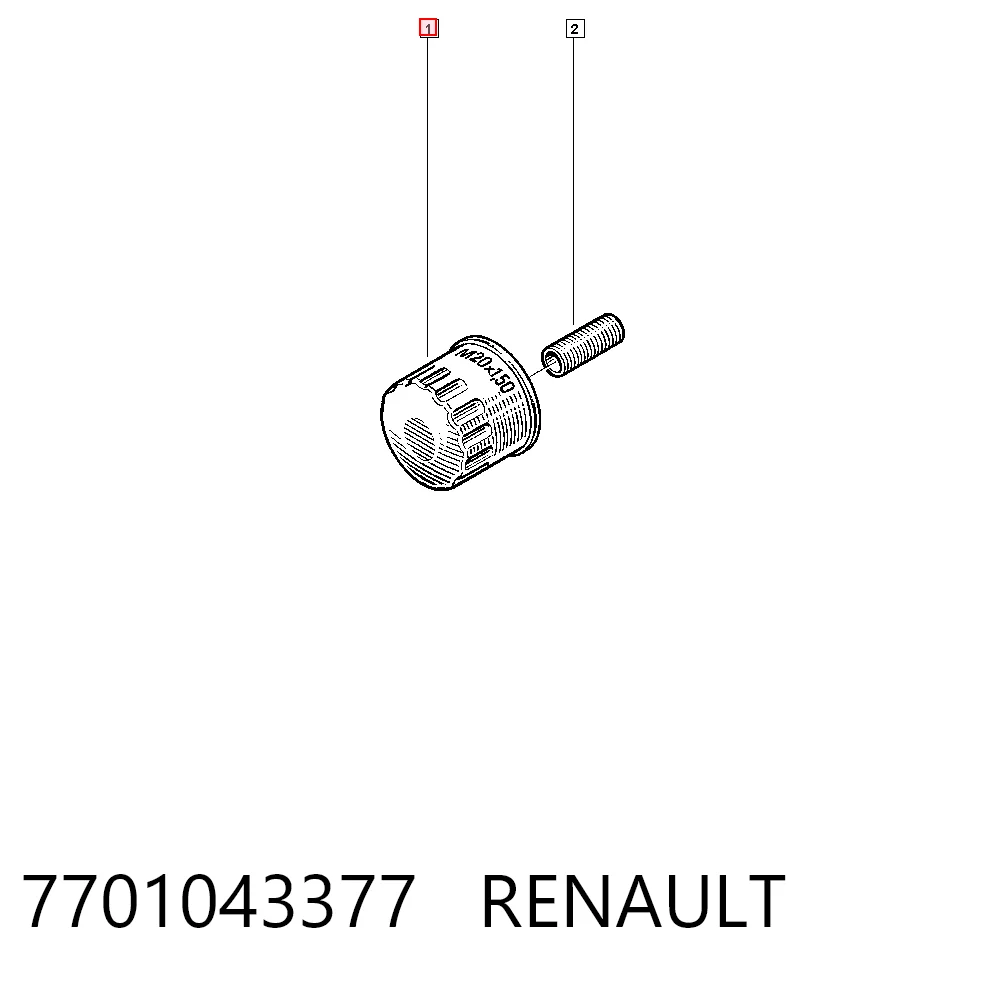 7701043377 Renault (RVI)