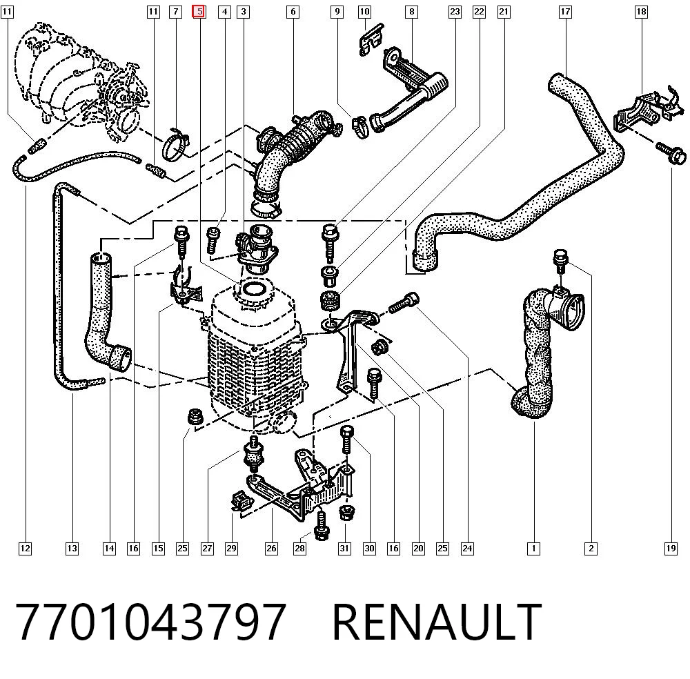 7701043797 Renault (RVI)