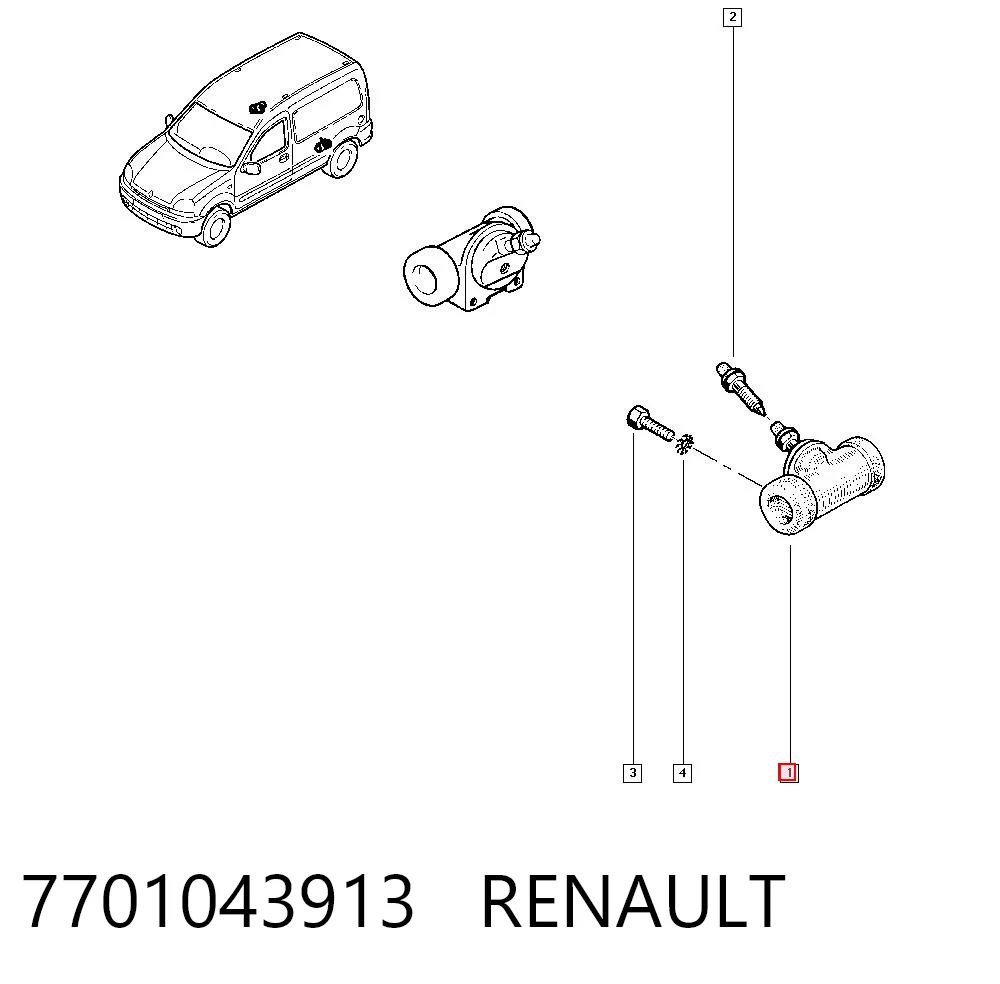 7701043913 Renault (RVI)