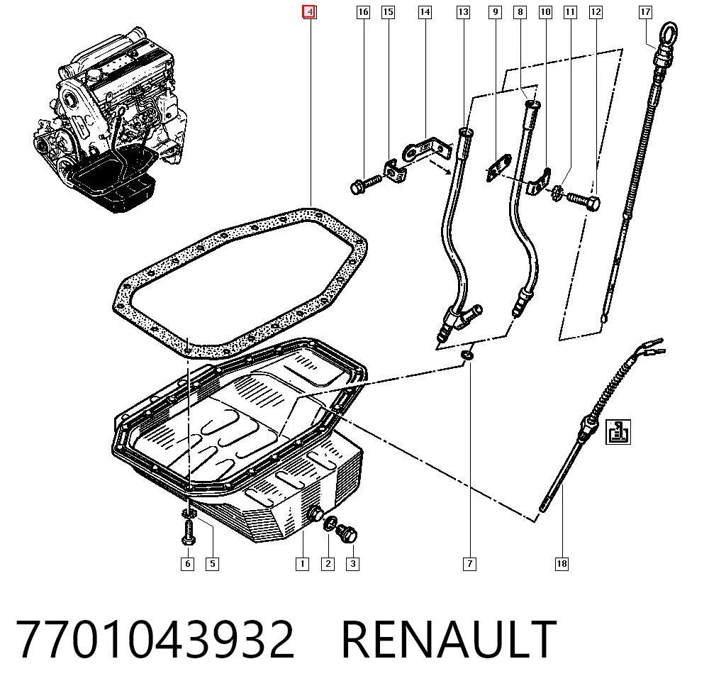 7701043932 Renault (RVI)