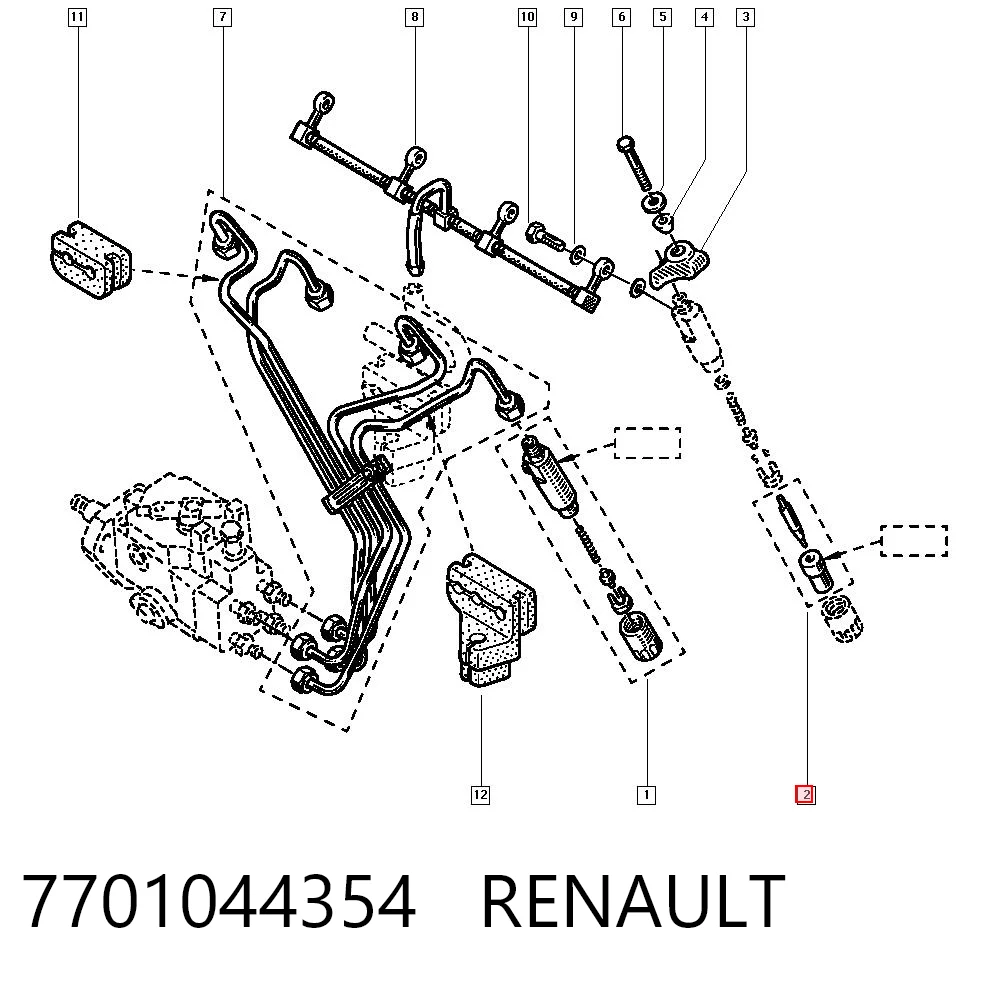 7701044354 Renault (RVI)