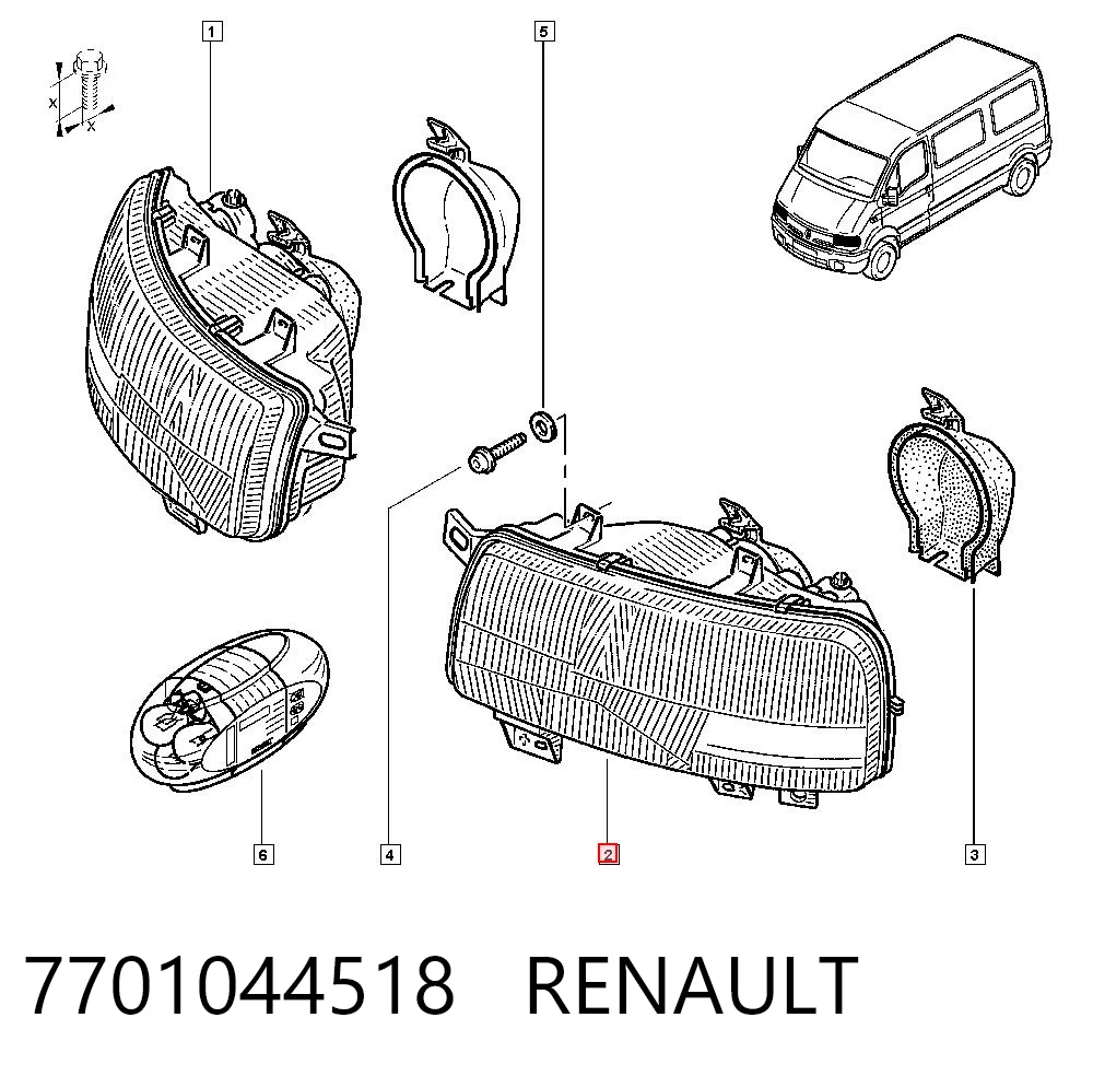 7701044518 Renault (RVI)