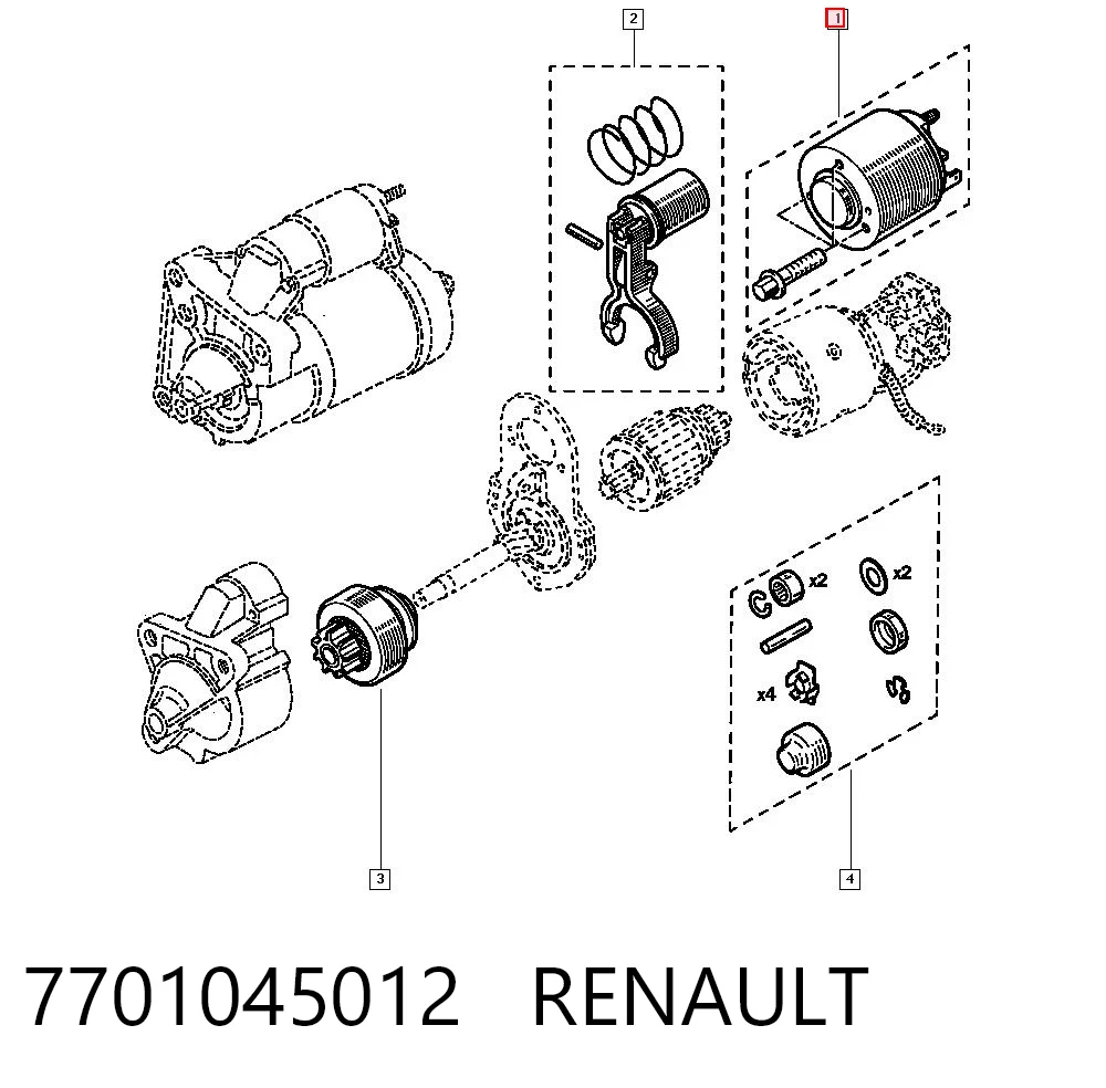 Comprar Solenoide de arranque Renault Trafic II FL a bajo precio