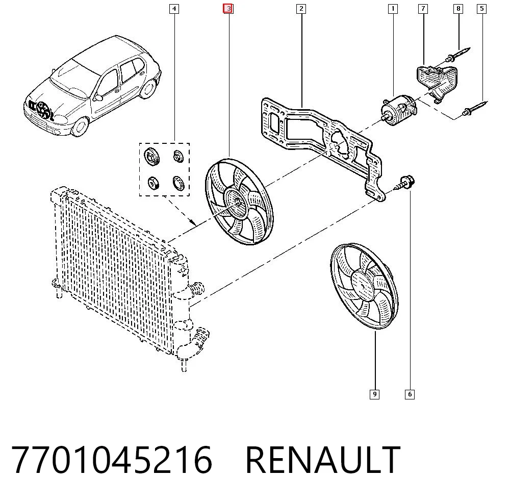 7701045216 Renault (RVI)