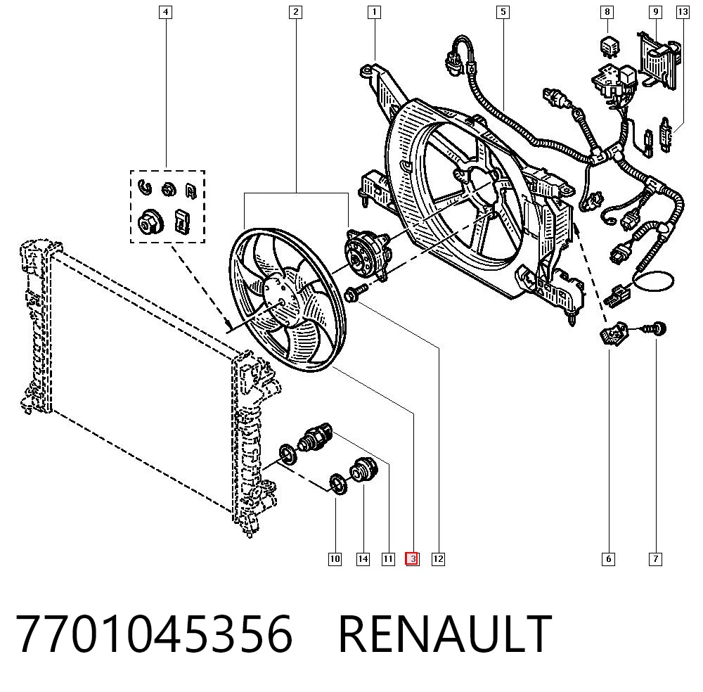 7701045356 Renault (RVI)