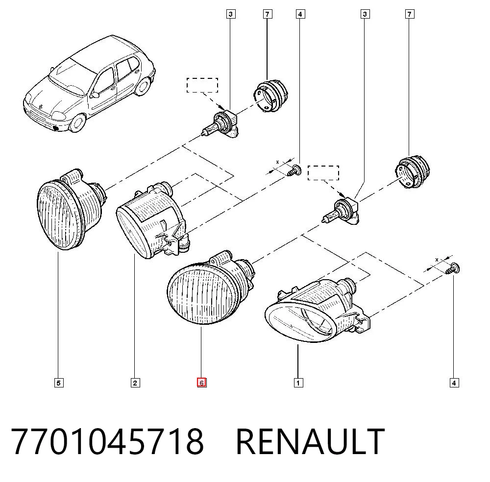 7701045718 Renault (RVI)