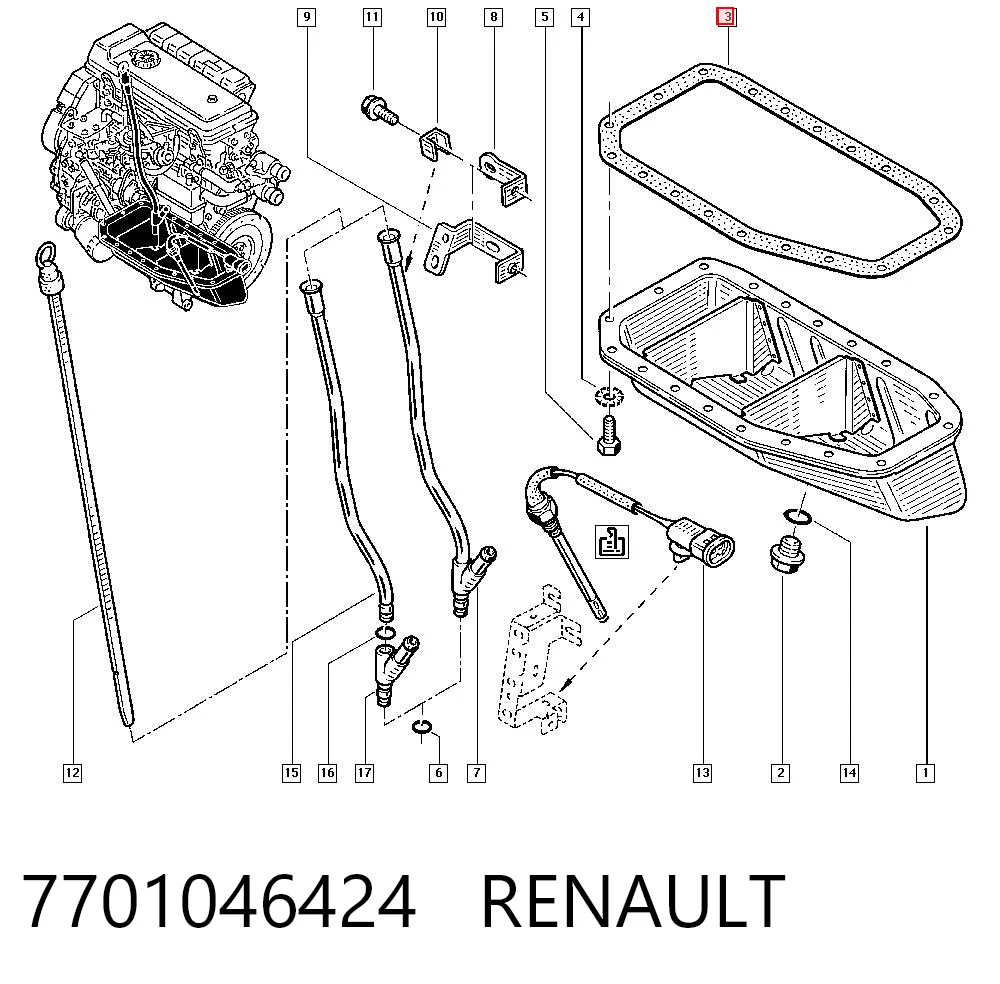 7701046424 Renault (RVI)
