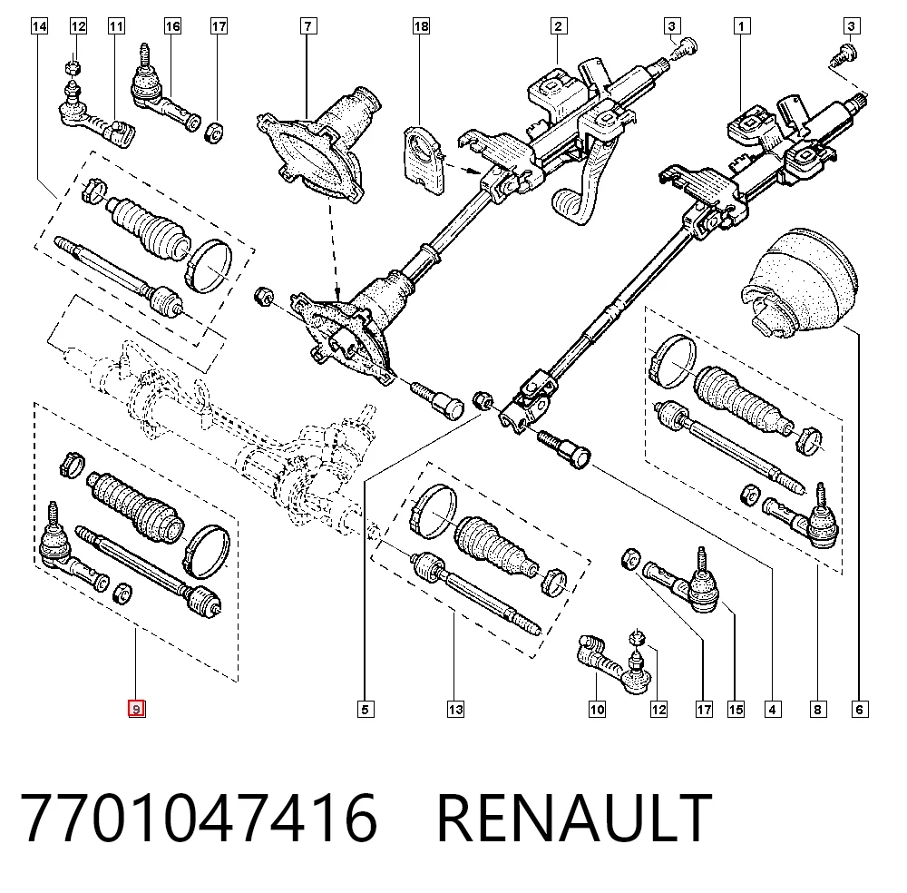 7701047416 Renault (RVI)