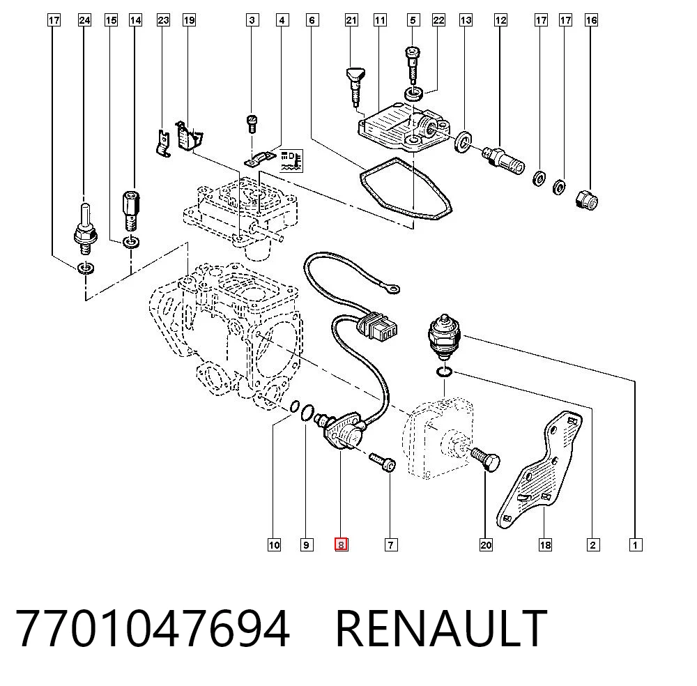 7701047694 Renault (RVI)