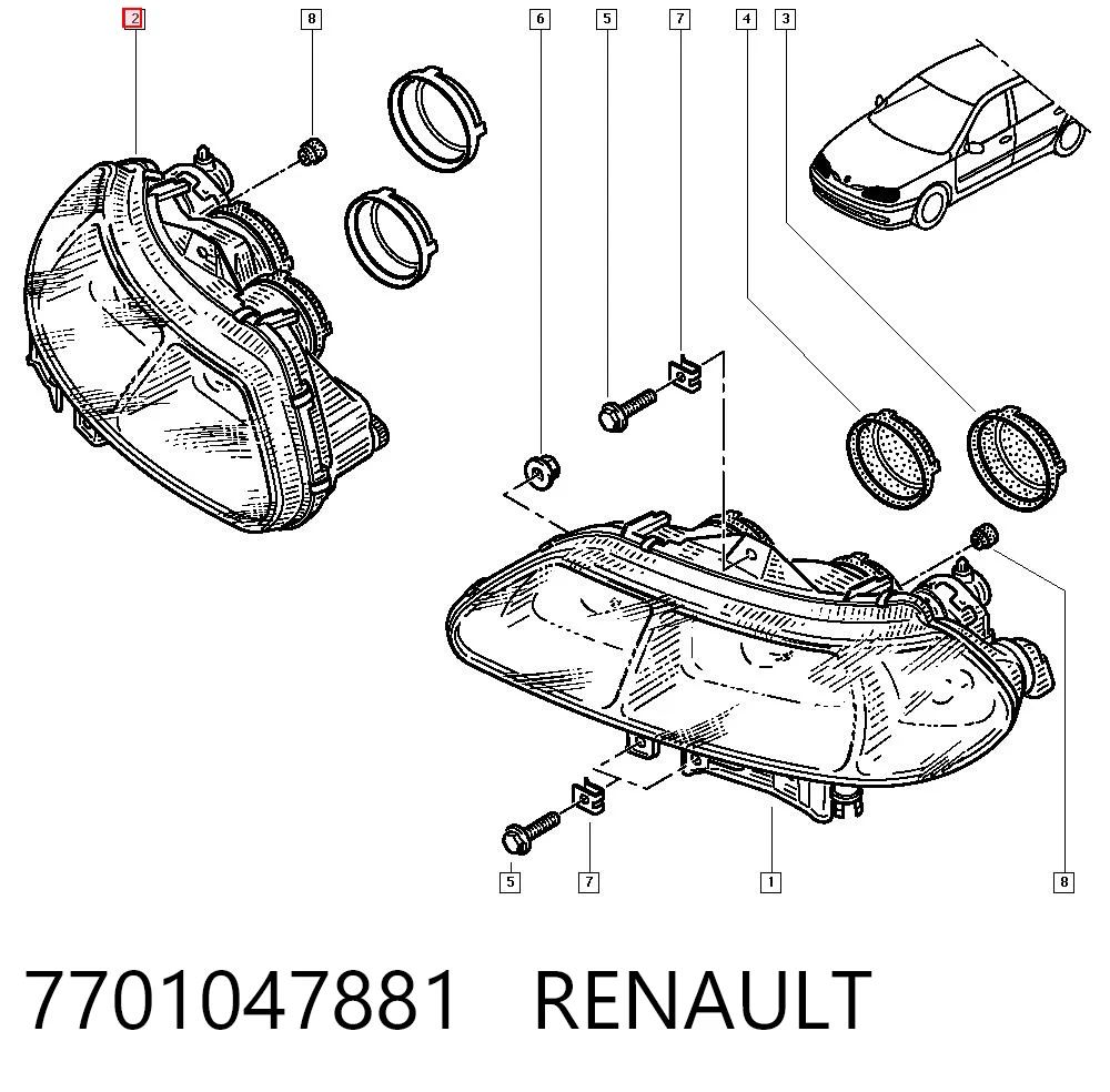 7701047881 Renault (RVI)