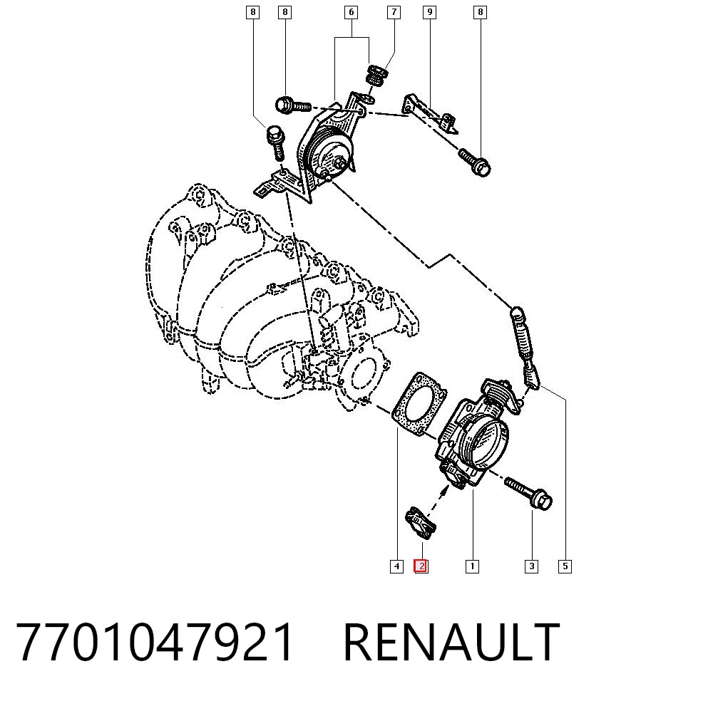 Sensor TPS para Toyota Corolla E11