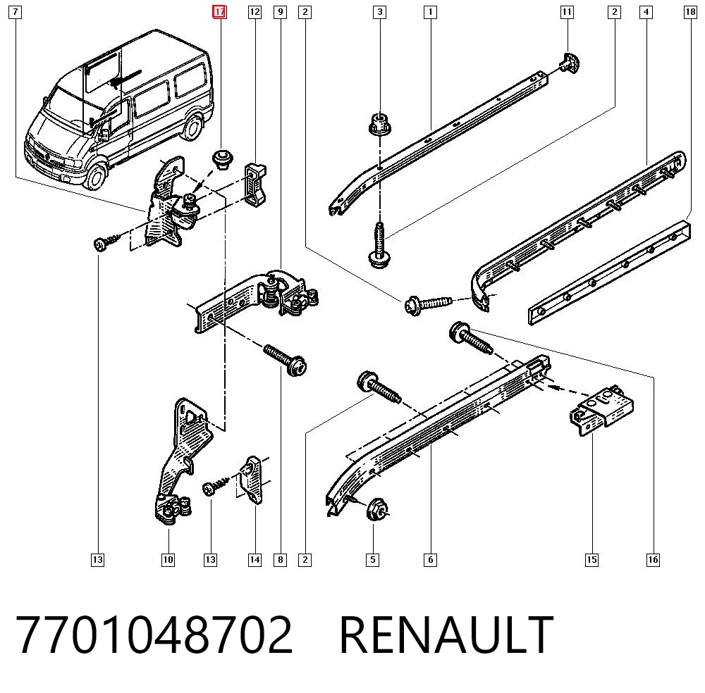 7701048702 Renault (RVI)