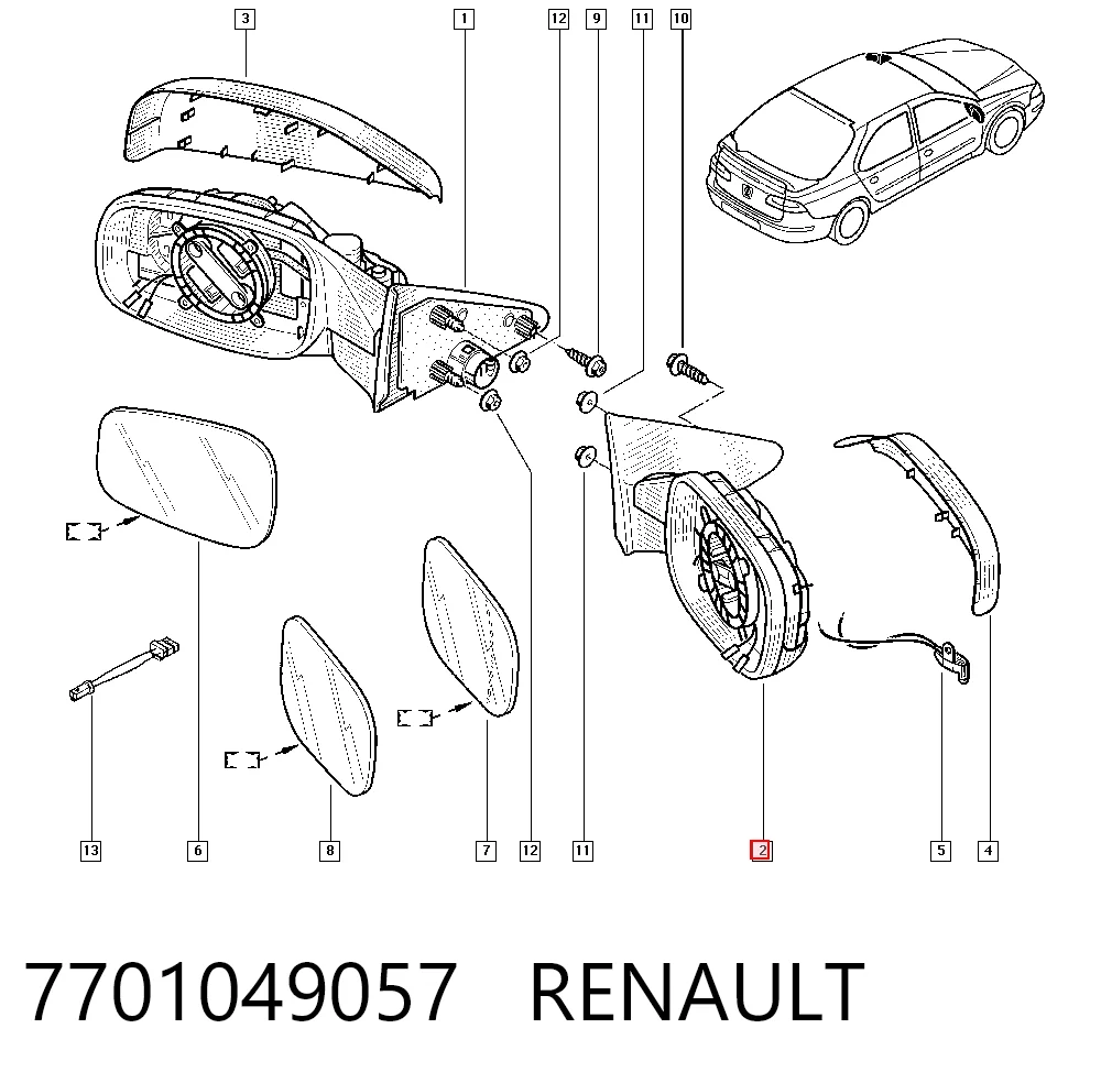 7701049057 Renault (RVI)